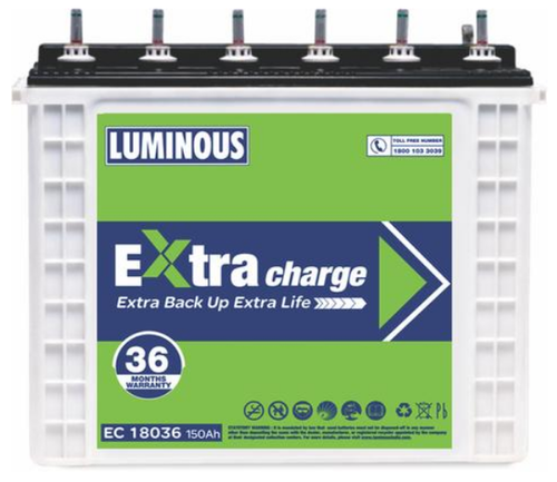 Luminous extra charge inverter battery